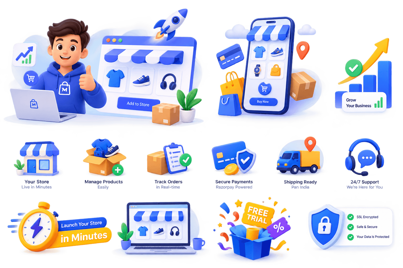Online Store Illustration